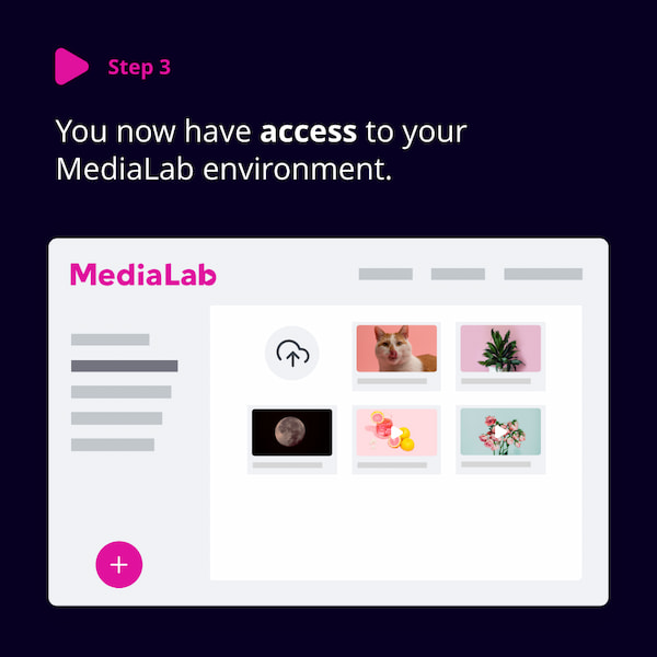 How do I login to MediaLab step 3