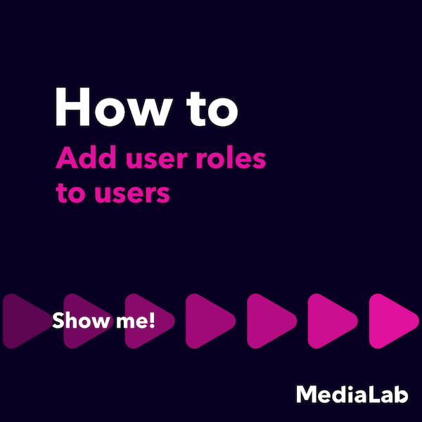 How to add user roles