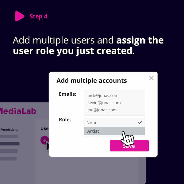 How to add user roles step 4